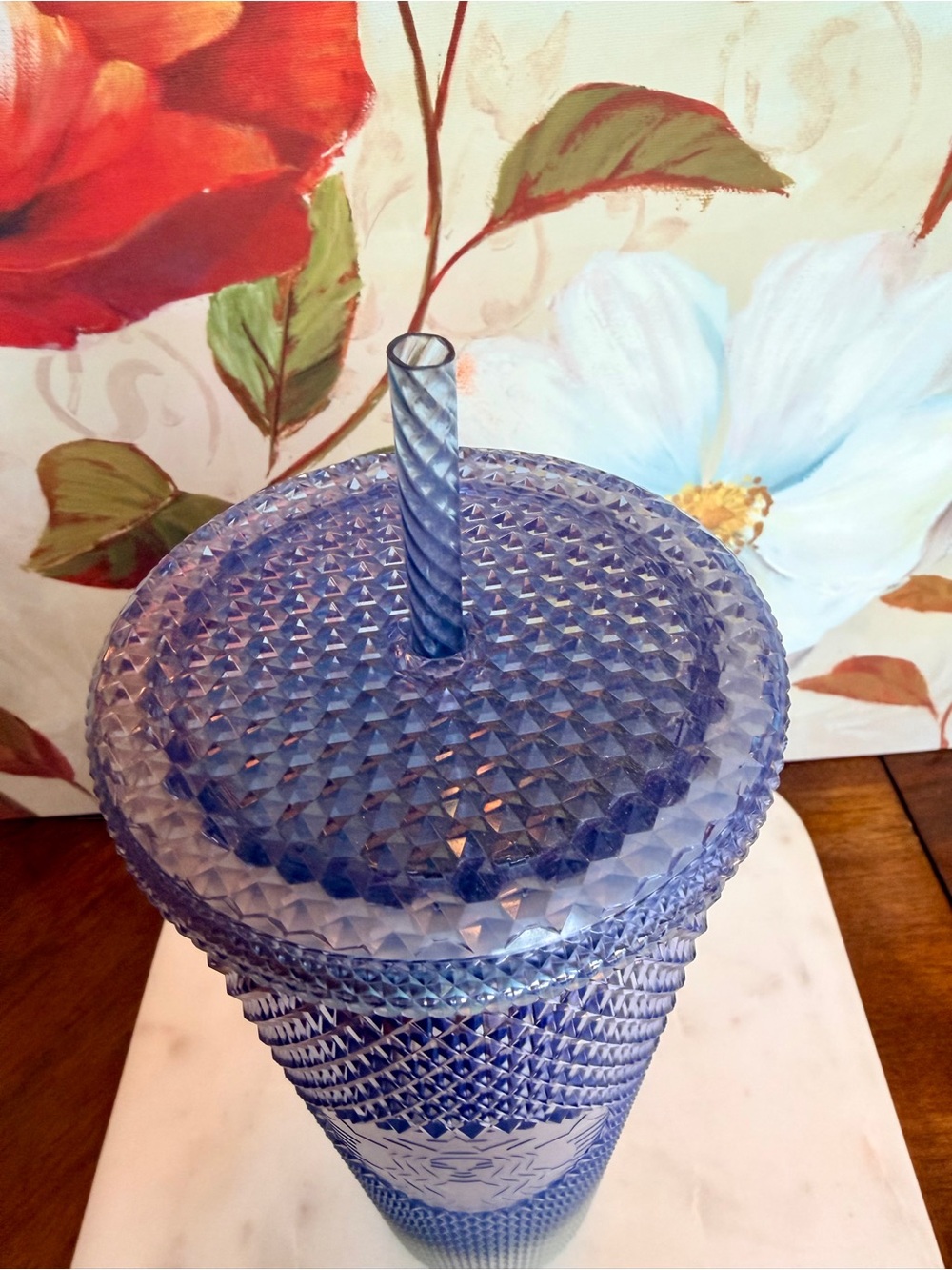 Starbucks Holiday 2023 Icicle Blue & Silver Tumbler w/an Ombre Gradient Design - Picture 8 of 12